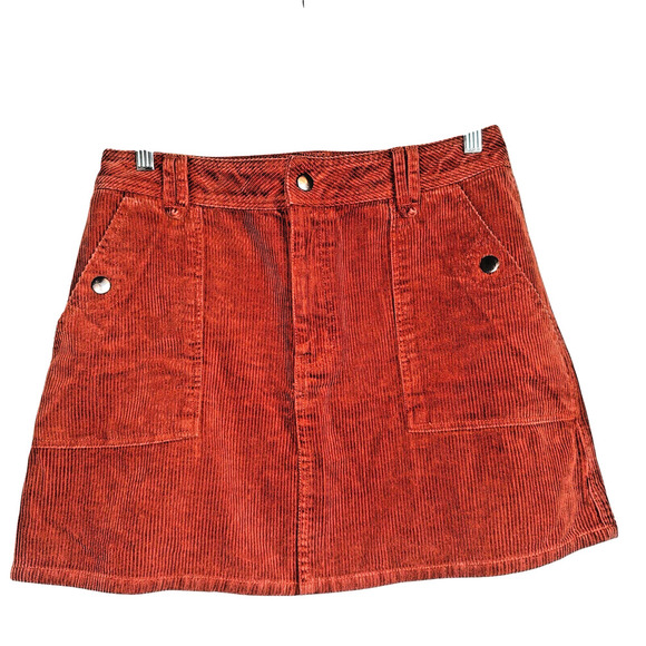 Entro Sz L‎ Corduroy Mini Skirt Retro Grunge - Picture 1 of 10